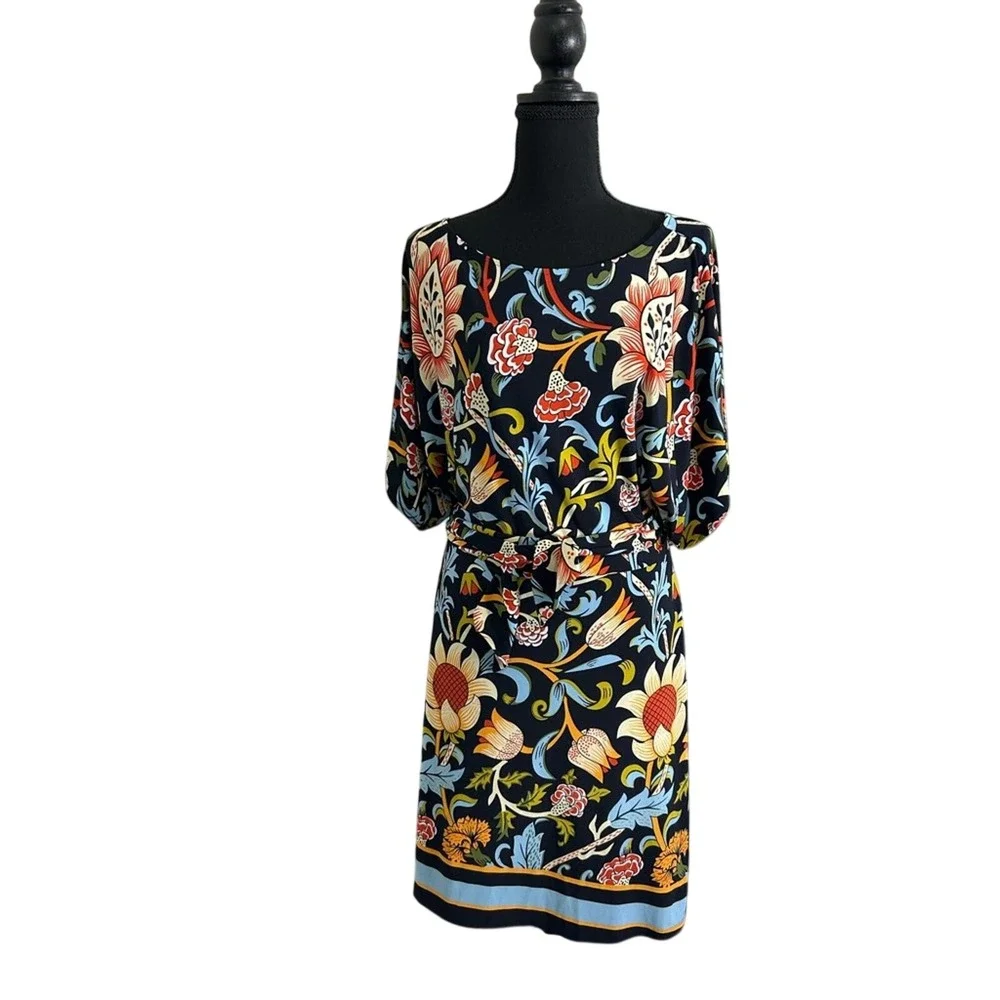 BCBGMAXAZRIA Floral Print Dress | Size XS‎ | Work to Cocktail - Picture 2 of 5